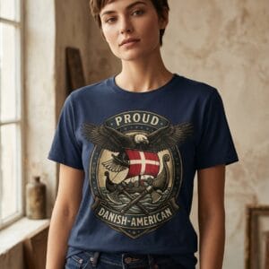 Proud Danish-American T-Shirt