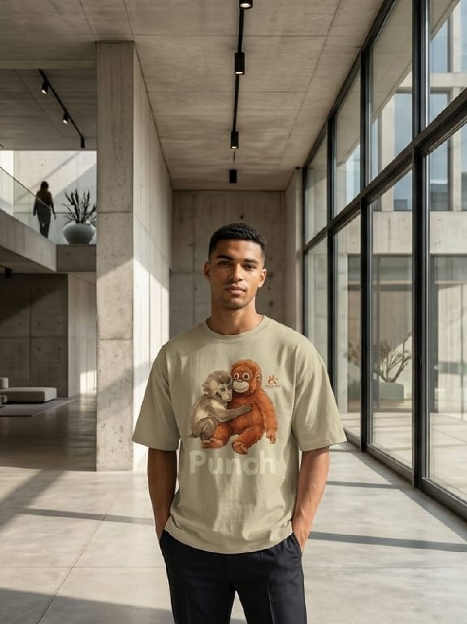 Punch-kun Graphic Tee | Oversized Organic Cotton Streetwear T-Shirt