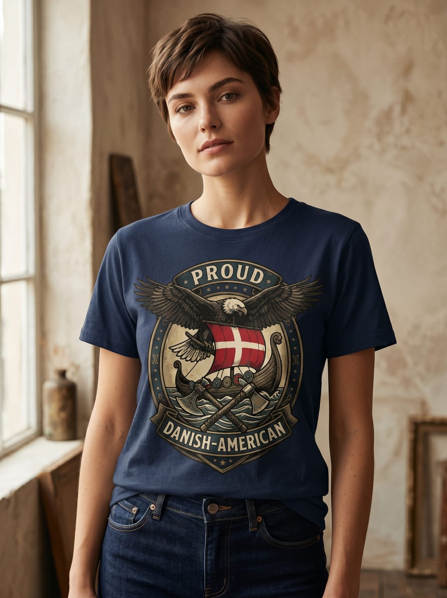 Proud Danish-American T-Shirt