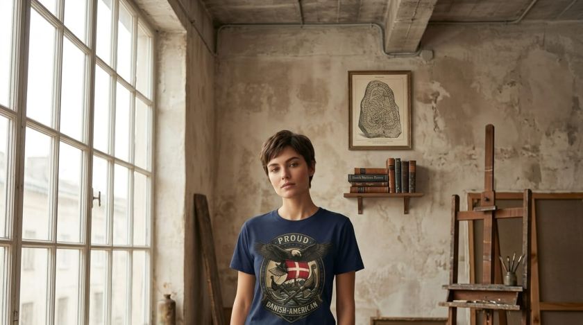 Proud Danish-American T-Shirt