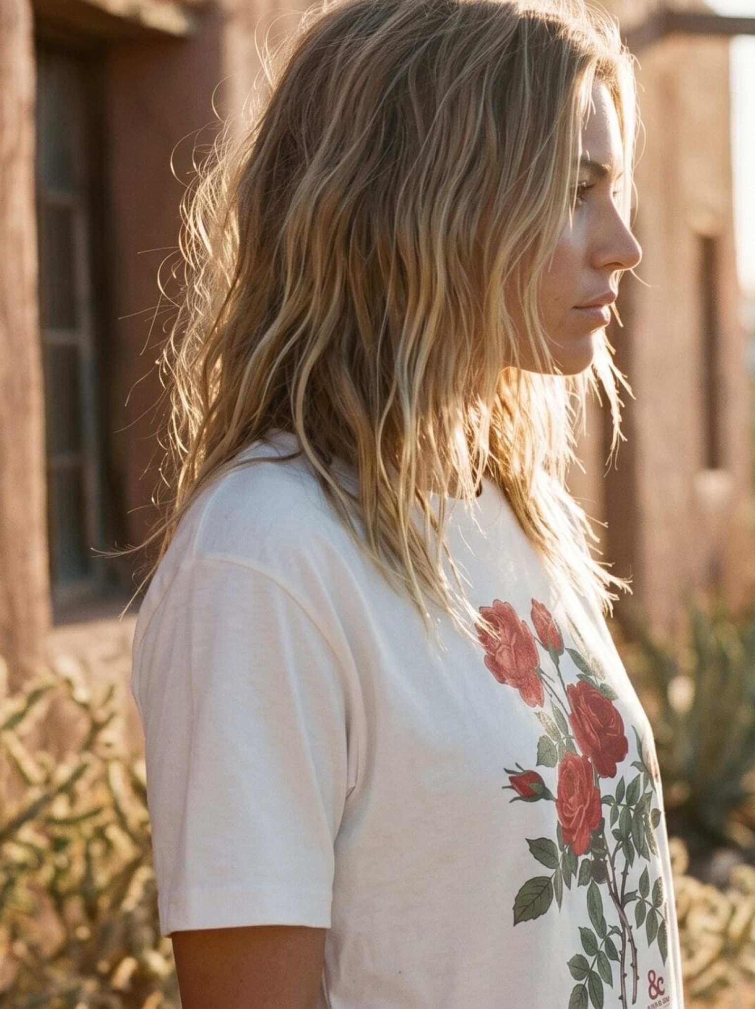 Vintage Rose Graphic Tee – American Rose