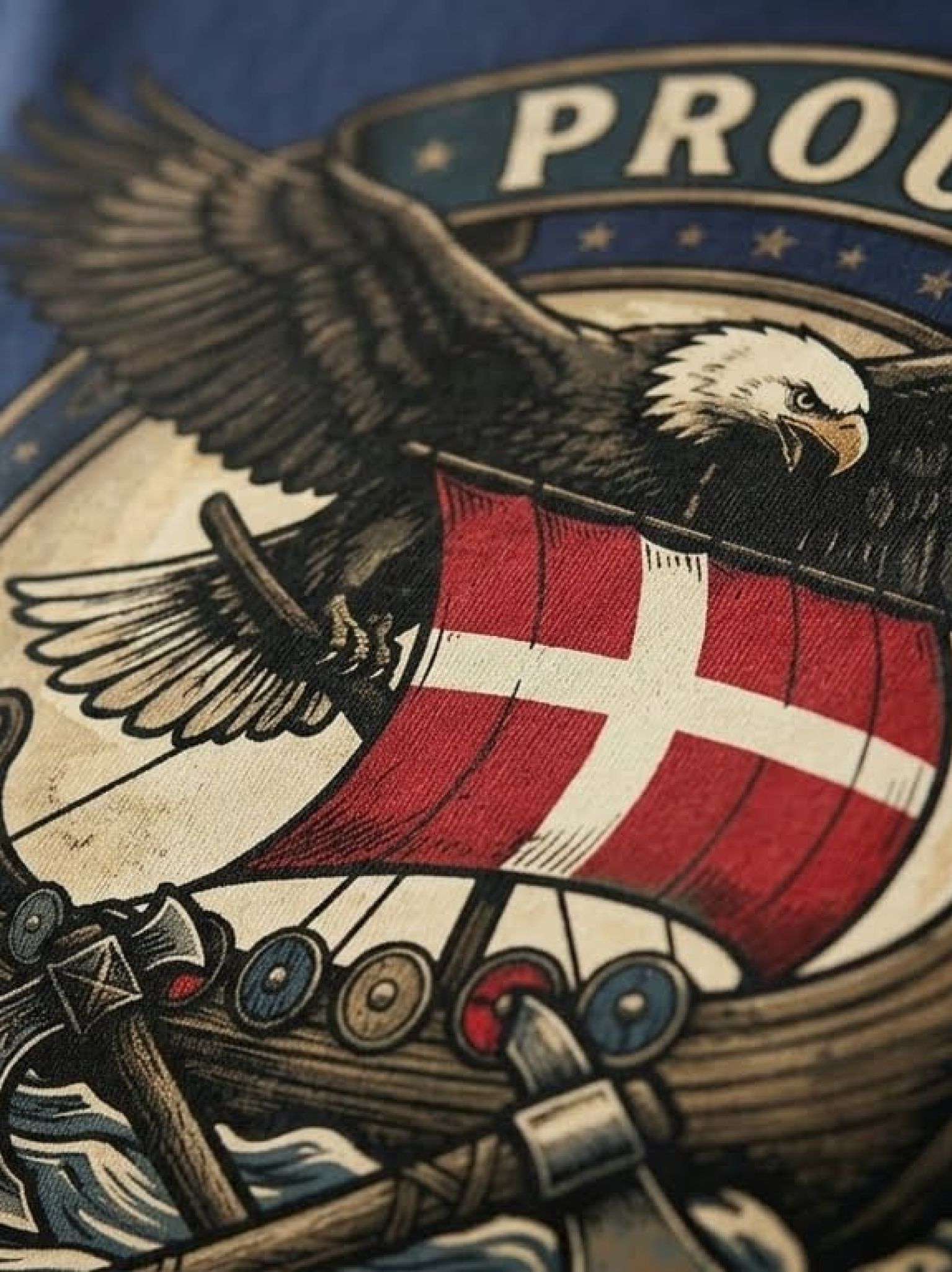 Proud Danish-American T-Shirt