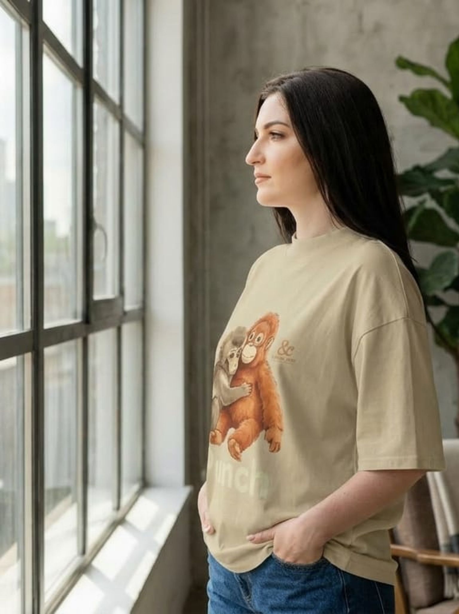 Punch-kun Graphic Tee | Oversized Organic Cotton Streetwear T-Shirt