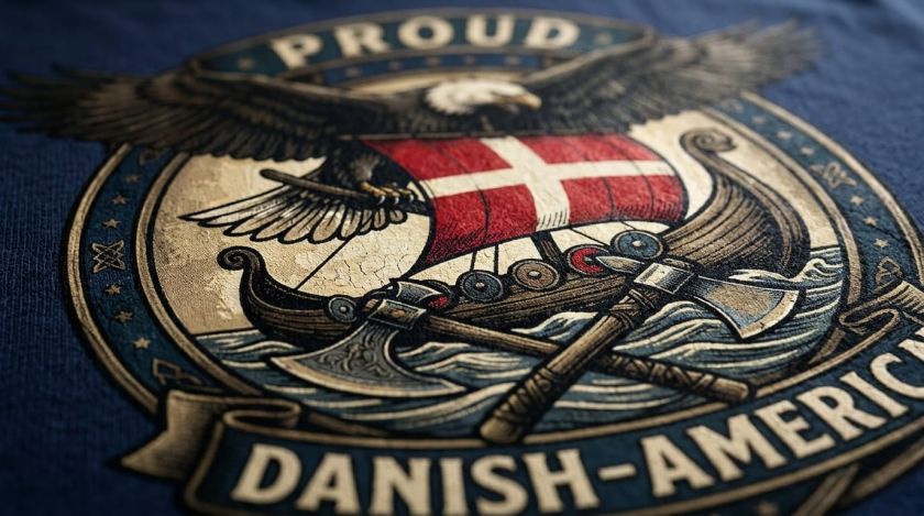 Proud Danish-American T-Shirt