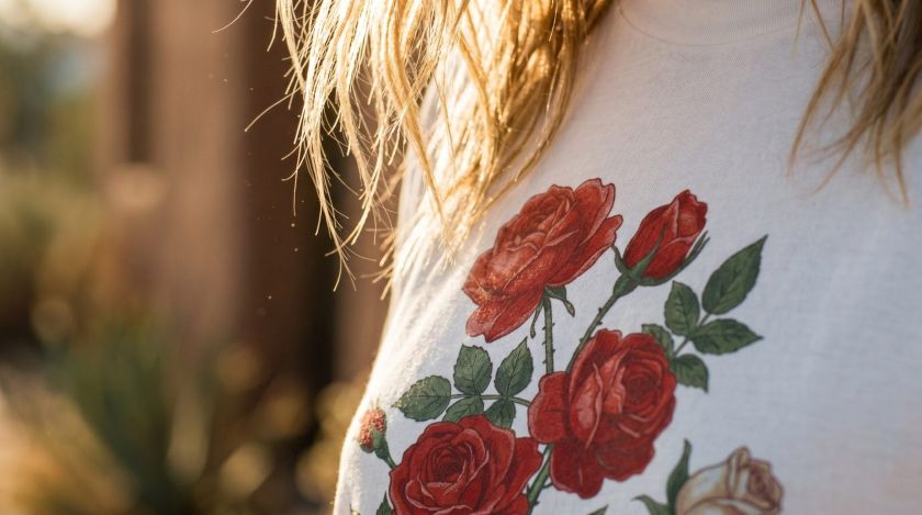 Vintage Rose Graphic Tee – American Rose